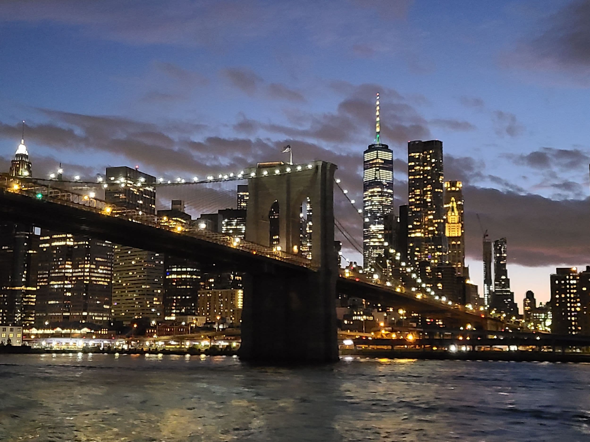 NYC Skyline and Statue of Liberty Harbor Lights Night Cruise